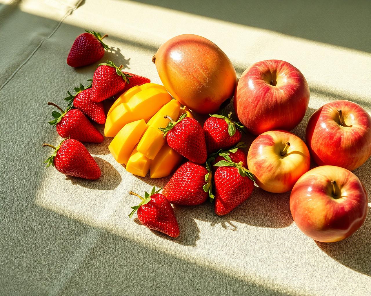 Fresh fruits sourced naturally